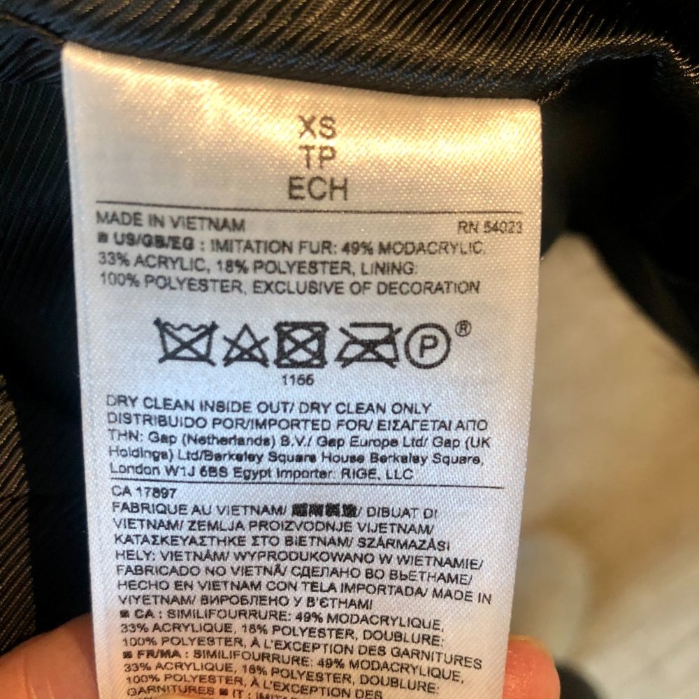 Luxe brown faux fur vest with asymmetric zipper - Picture 4 of 7